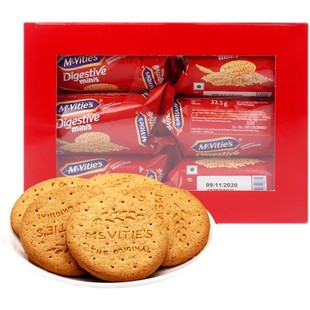 Mcvities麦维他全麦消化饼干390g进口独立包装Digestive biscuits