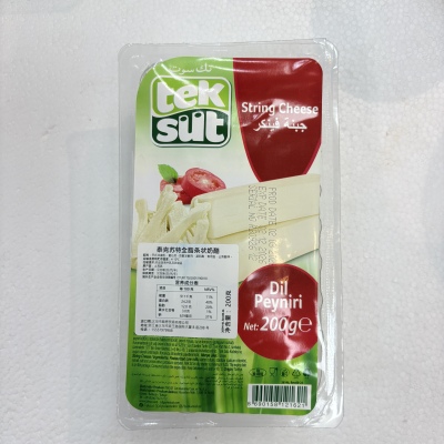 tek sut泰克苏特全脂条状奶酪200g进口原制即食干酪Dil peyniri