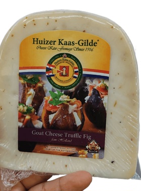 Huizer kaas-Gilde惠责卡斯黑松露无花果山羊奶奶酪200g荷兰进口