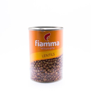 意大利Fiamma火山牌连度豆（绿扁豆罐头400gCanned green lentils