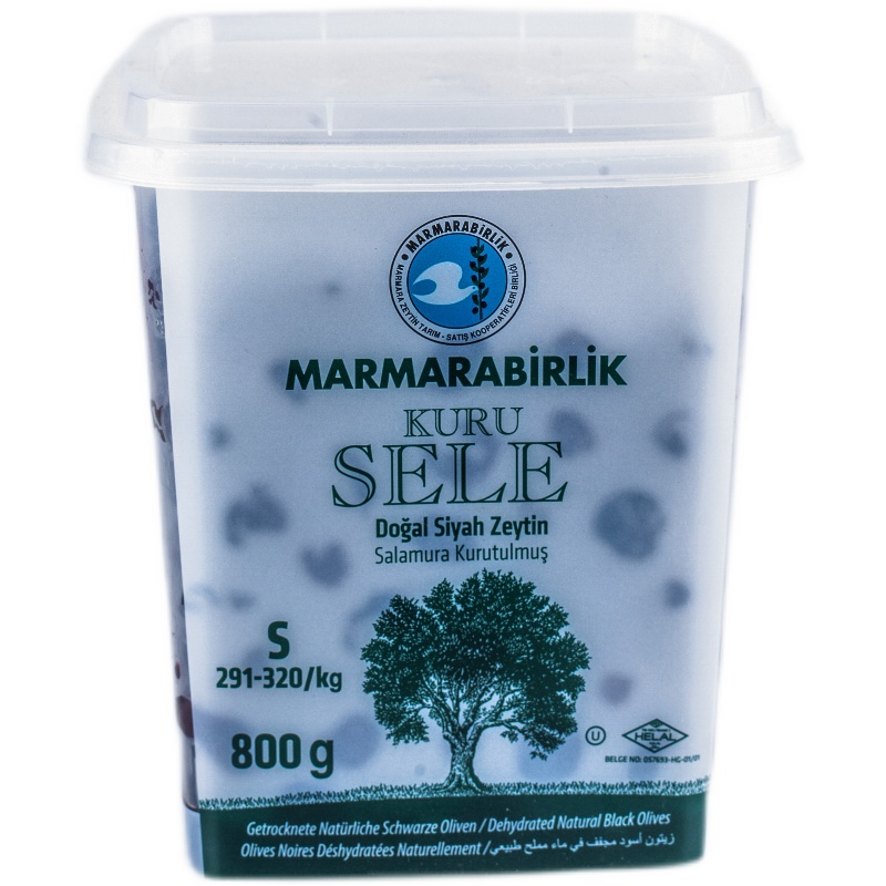 土耳其马尔马拉牌无水带核黑橄榄