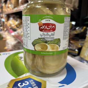 叙利亚阿拉姆瓶装朝鲜蓟600g进口Artichokes腌制蔬菜