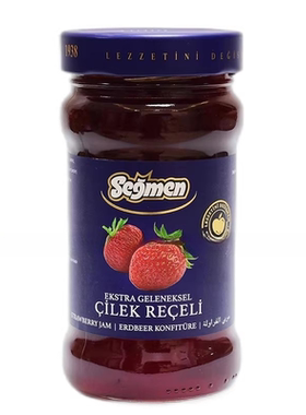 Segmen赛格草莓果酱380g土耳其进口strawberry jam抹面包调味酱