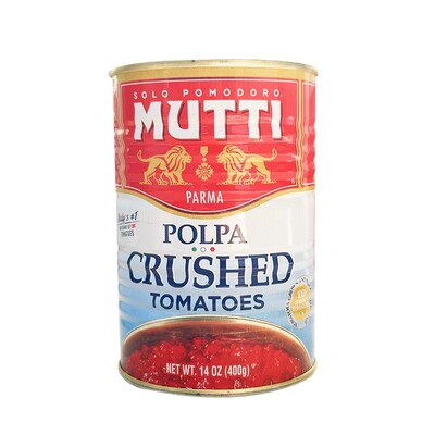 意大利Mutti穆蒂牧蒂碎番茄400g进口意面酱披萨酱原料tomato