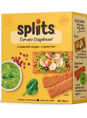 SPLIITS乐享番茄脆饼130g 无麸质素食无麦蛋奶防过敏gluten free