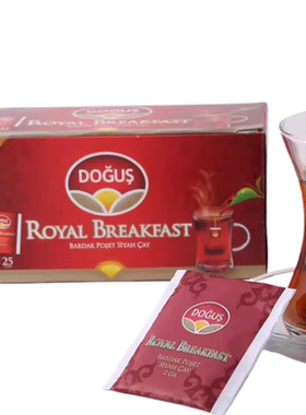 土耳其袋泡茶DOGUS朵诗皇家早餐红茶Royal Breakfast Tea 25小袋