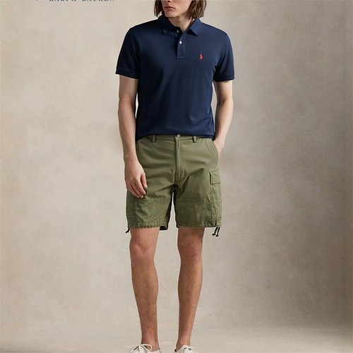 RL保罗POLO衫男翻领纯棉短袖T恤