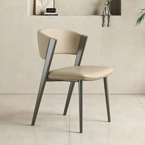 意式轻奢餐椅设计师样板房CC餐椅酒店靠背椅现代简约家用餐厅椅子