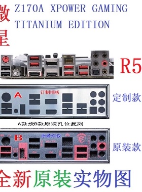 R5全新原装/定制 微星Z170A XPOWER GAMING TITANIUM EDITION挡板