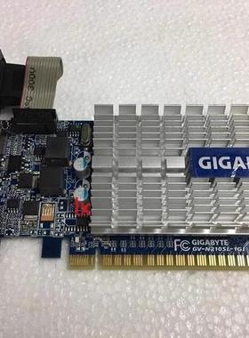 2手拆机索泰技嘉铭瑄等GT210 1G D3 PCI-E显卡静音 亮机卡 冰凯仕