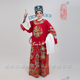戏曲小生大红色真丝团龙蟒袍越剧舞台演出汉服改良私人定制90天