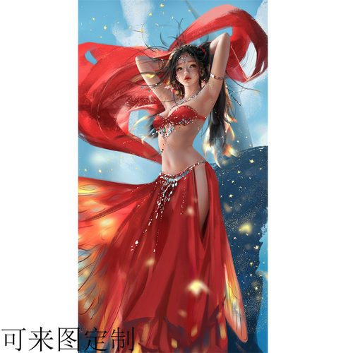 冰原系列wlop非鬼刀海报二次元周边超大幅墙贴画纸装饰画可定制