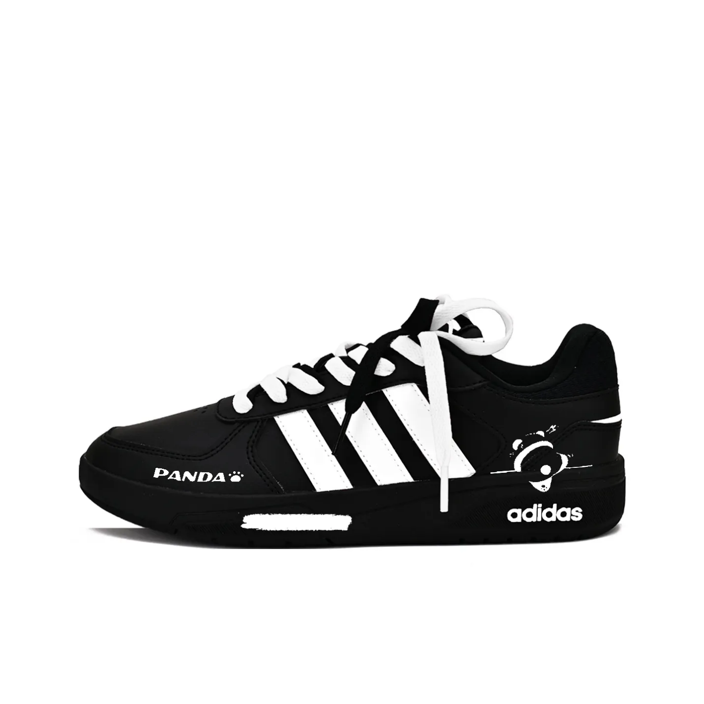 迷途定制球鞋 Adidas neo Courtbeat 小熊贴贴 低帮 板鞋