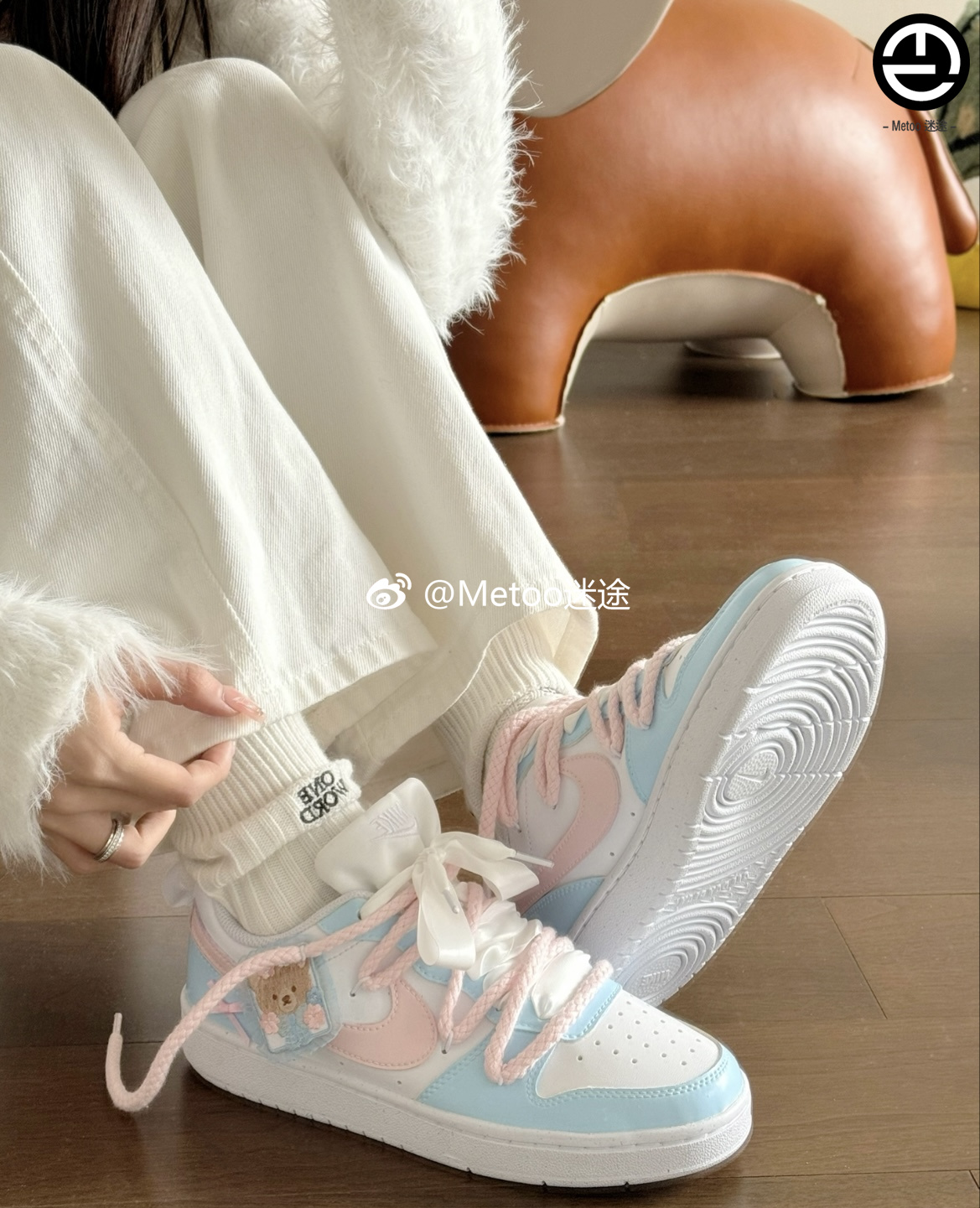 定制球鞋 Nike Court Borough 无尾熊 可爱 温柔 减龄 低帮 板鞋