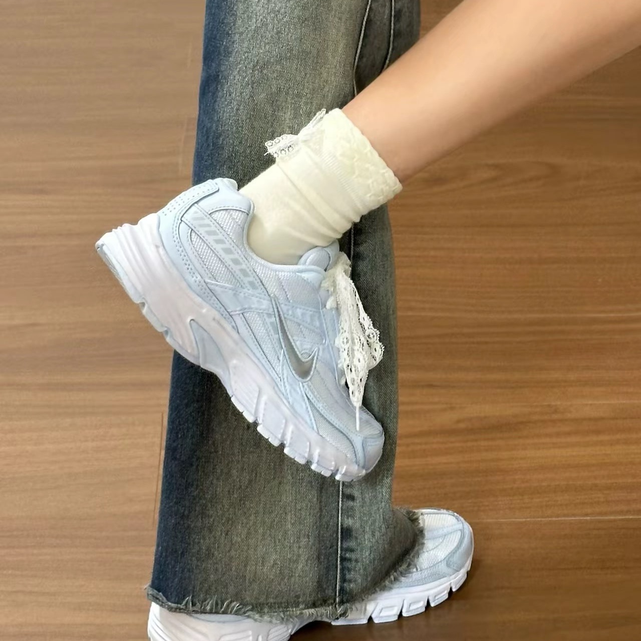 迷途定制球鞋 Nike Initiator  蓝冠莓莓 百搭 低帮 跑步鞋 女款