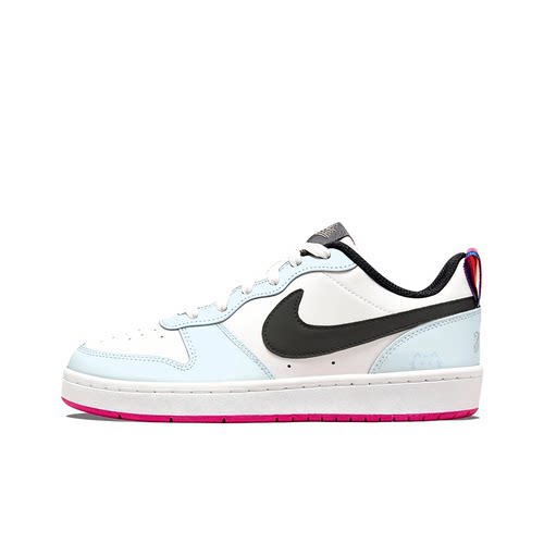 迷途定制球鞋 Nike Court Borough Low 白日蓝梦校园风休闲板鞋