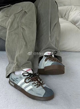 迷途定制球鞋 adidas VL COURT 2.0 “GreyMory”德训鞋 男女同款