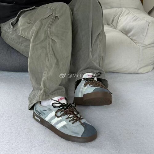 迷途定制球鞋 adidas VL COURT 2.0 “GreyMory”德训鞋 男女同款