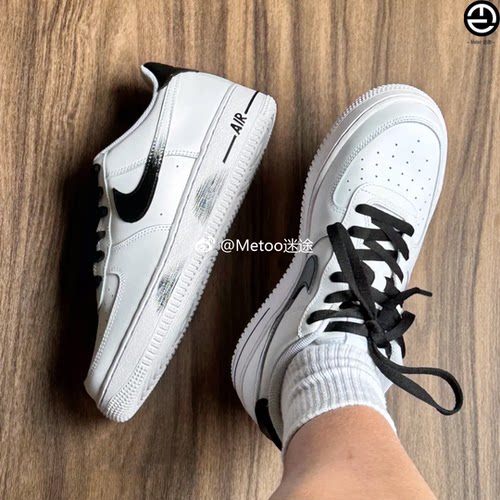 正品定制球鞋 Nike Air Force 1 山中油画个性涂鸦手绘款空军一号