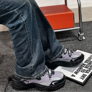 迷途定制球鞋 Nike M2K Tekno 莫凡 紫渊  喷绘 低帮 老爹鞋 女款