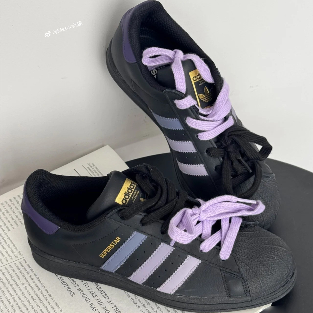 迷途定制球鞋 adidas originals Superstar J 气泡水母 葡萄美式