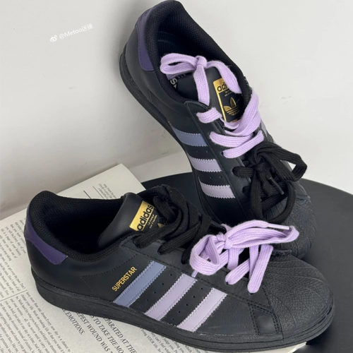 迷途定制球鞋 adidas originals Superstar J 气泡水母 葡萄美式