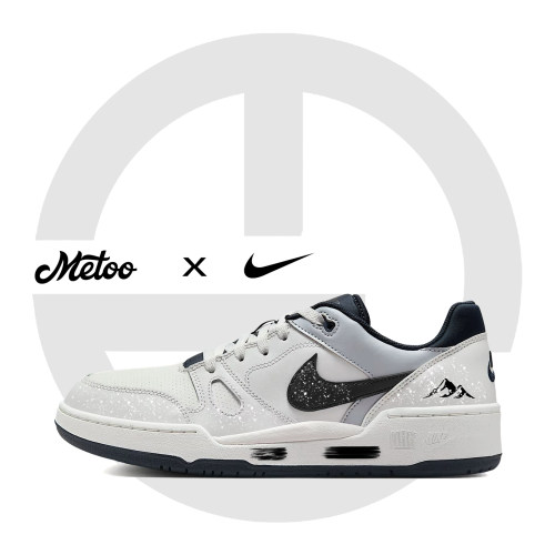 迷途定制球鞋 Nike/耐克 Full Force 雪境寻踪涂鸦做旧复古板鞋