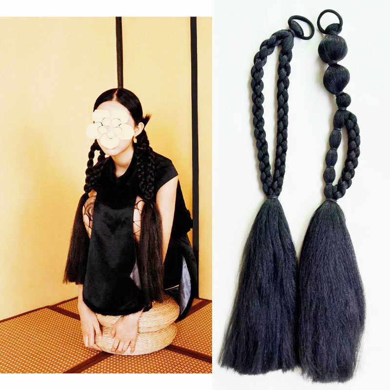 假发辫子麻花辫古装影楼新娘盘发长辫民国演出大辫子藏族舞蹈表演