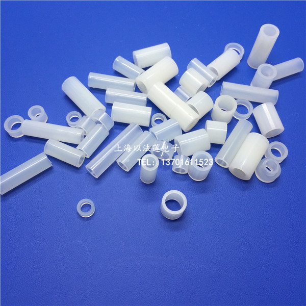 M5直通柱 LED垫柱尼龙塑料绝缘垫高支柱 圆形隔离柱空心 1千只价