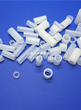 M5直通柱 LED垫柱尼龙塑料绝缘垫高支柱 圆形隔离柱空心 1千只价