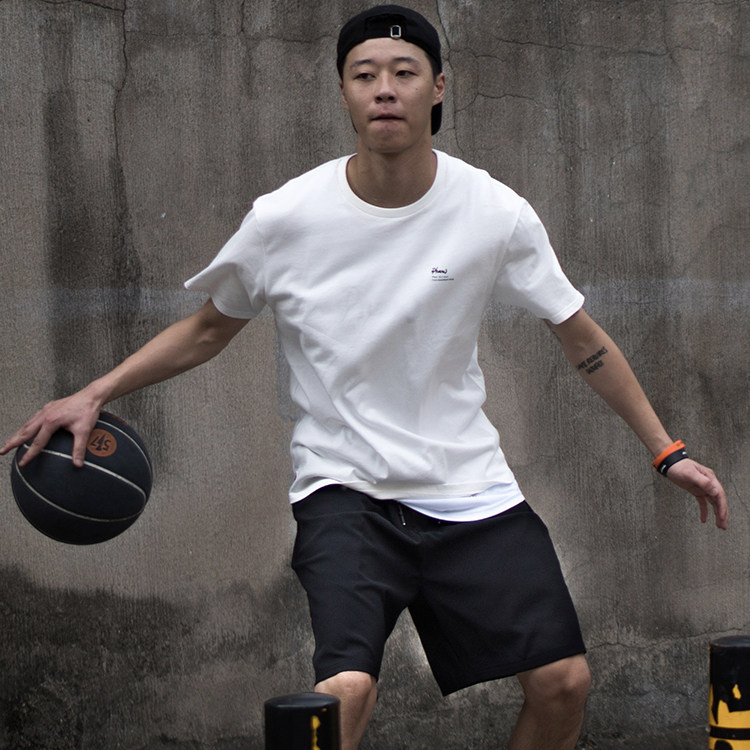 PHEW夏季打底純棉跑步男裝體恤籃球寬松運動T恤男士圓領潮流短袖在類目 男裝, T恤中 - 來自Buy2taobao.com提供專業的淘寶代購服務
