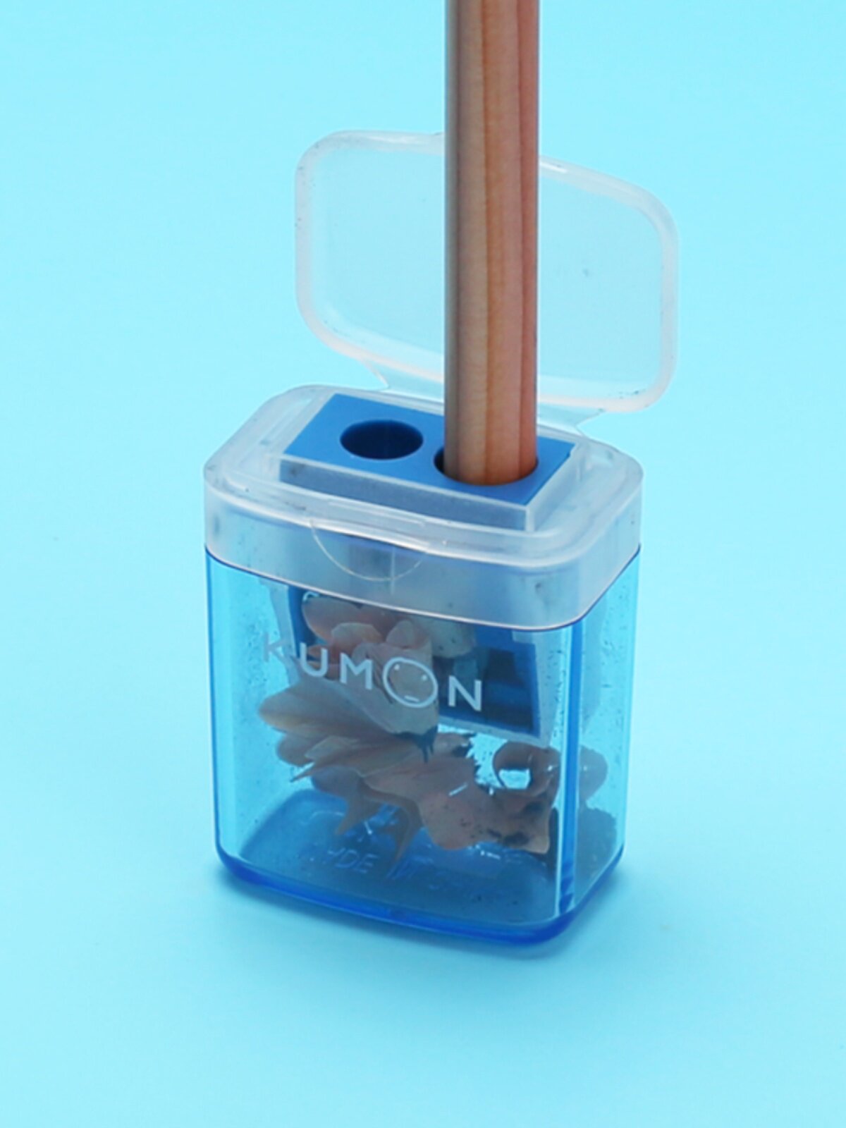 일본 KUMON 더블홀 연필깎이 HB 연필깎이 어린이 연필깎이 초등학생 연필깎이