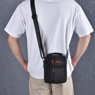 夏季 男士 小包手提单肩包迷你小挎包手机休闲旅行背包牛津布斜挎包