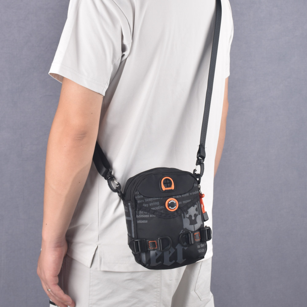 新款男士斜挎包牛津布单肩包轻便运动小包休闲百搭腰挂户外小背包