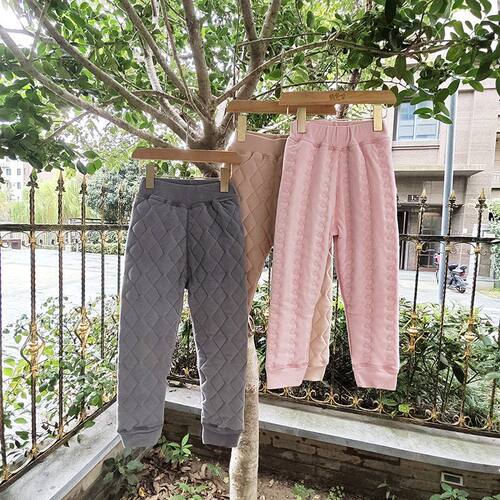 贝哆哈大童校服神器儿童棉裤内穿冬季夹棉加厚女童保暖裤男童裤子