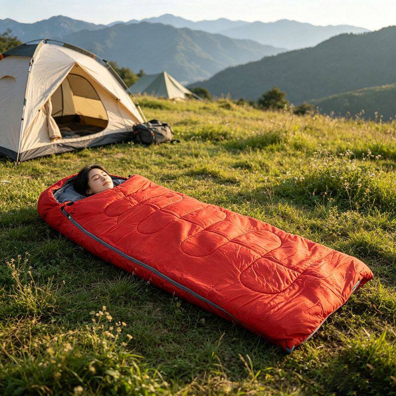 贝哆哈户外露营信封睡袋成人旅行午休防寒保暖轻便登山车用睡袋