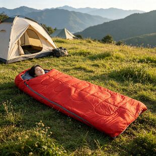 贝哆哈户外露营信封睡袋成人旅行午休防寒保暖轻便登山车用睡袋