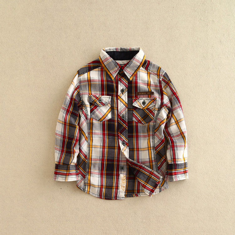 Chemise garcon à manche longue - Ref 2079343 Image 1