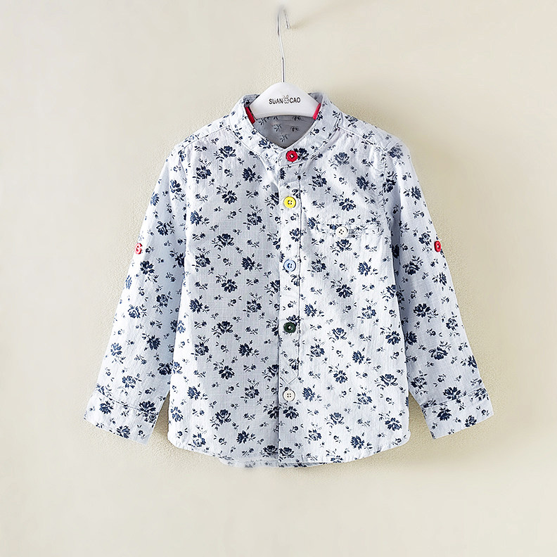 Chemise garcon à manche longue - Ref 2079113 Image 1