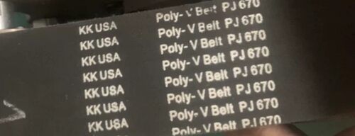 KK USA POLY-V- BELT橡胶多沟带多楔带传动带PJPK735 PK740 PK745