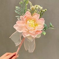 Легкая порошковая розовая ручка