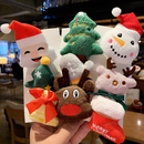 圣诞胸针圣诞节装 饰品卡通圣诞树毛绒可爱别针节日小饰品勋章配饰