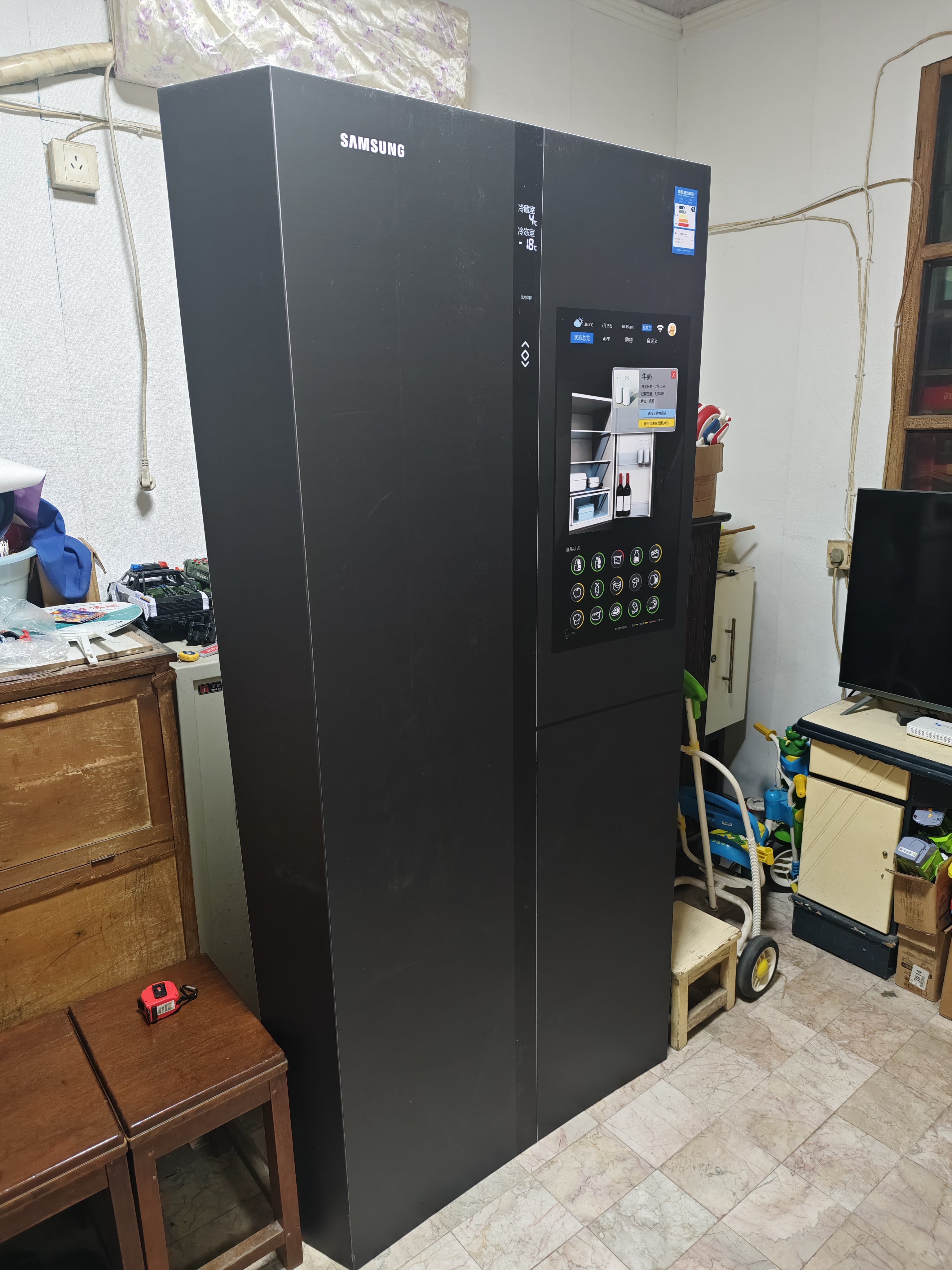 冰箱模型泡沫kt板展板190*85cm,假冰箱模型,尺寸可定