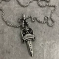 Flower Basket Chain Holy Sword Necklace