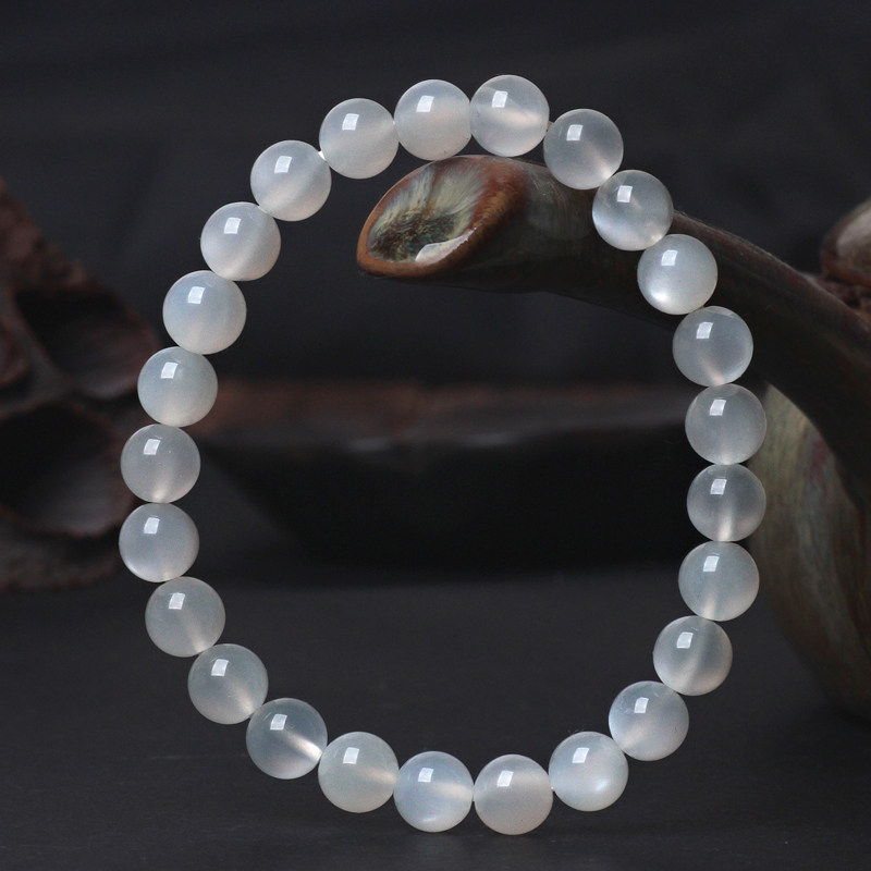 碧雅珠宝白月光石手链7mm女款白色水晶手串夏季饰品单圈颗颗月光在类目 饰品/流行首饰/时尚饰品新, 手链中 - 来自Buy2taobao.com提供专业的淘宝代购服务