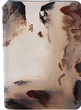 一物一图玛瑙方牌异象挂件吊坠