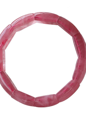 一物一图马达加斯加粉水晶手链