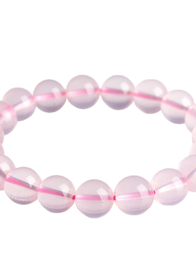 碧雅天然粉水晶手链强星光粉晶