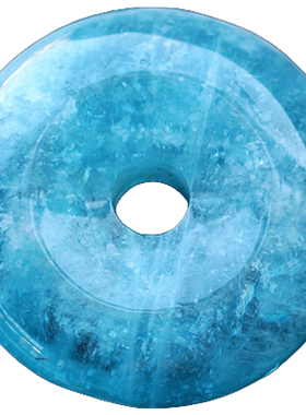 冰种海蓝宝吊坠时尚吊坠水晶