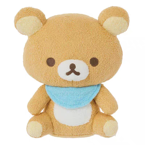 日本代购轻松熊rilakkuma松弛熊口水巾baby用可水洗玩偶公仔正品